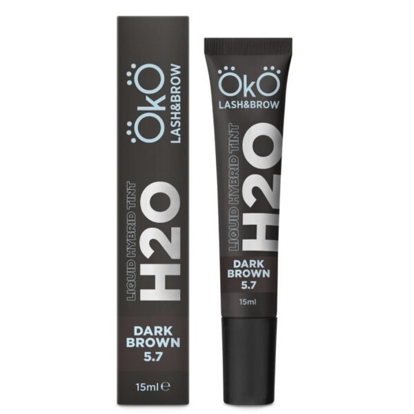 OkO h2o hibridiniai dažai tamsiai ruda 15 ml