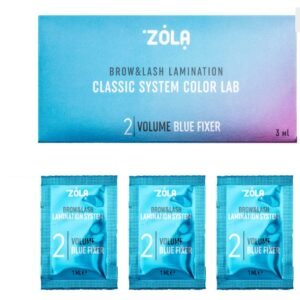 Color Lab paketėlių rinkinys – 02 Volume Blue Fixer (3 x 1 ml)