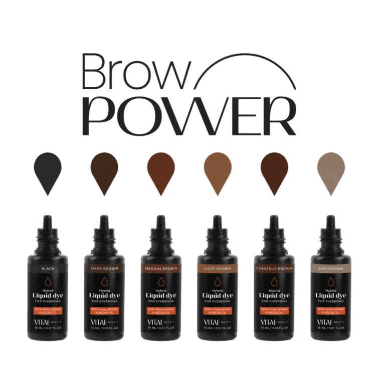 Hibridiniai antakių dažai Brow Power Liquid Hybrid dye, 15 ml